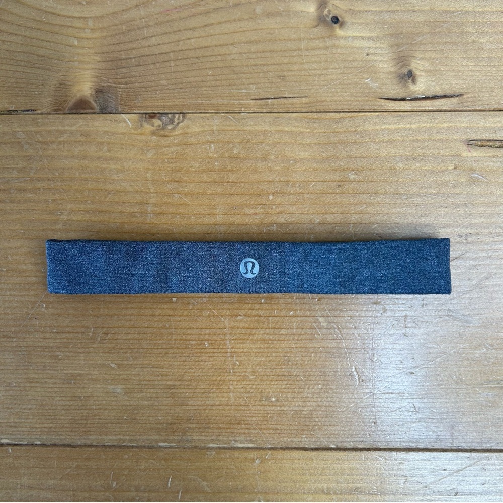 Lululemon Charcoal Gray Heather Headband One Size